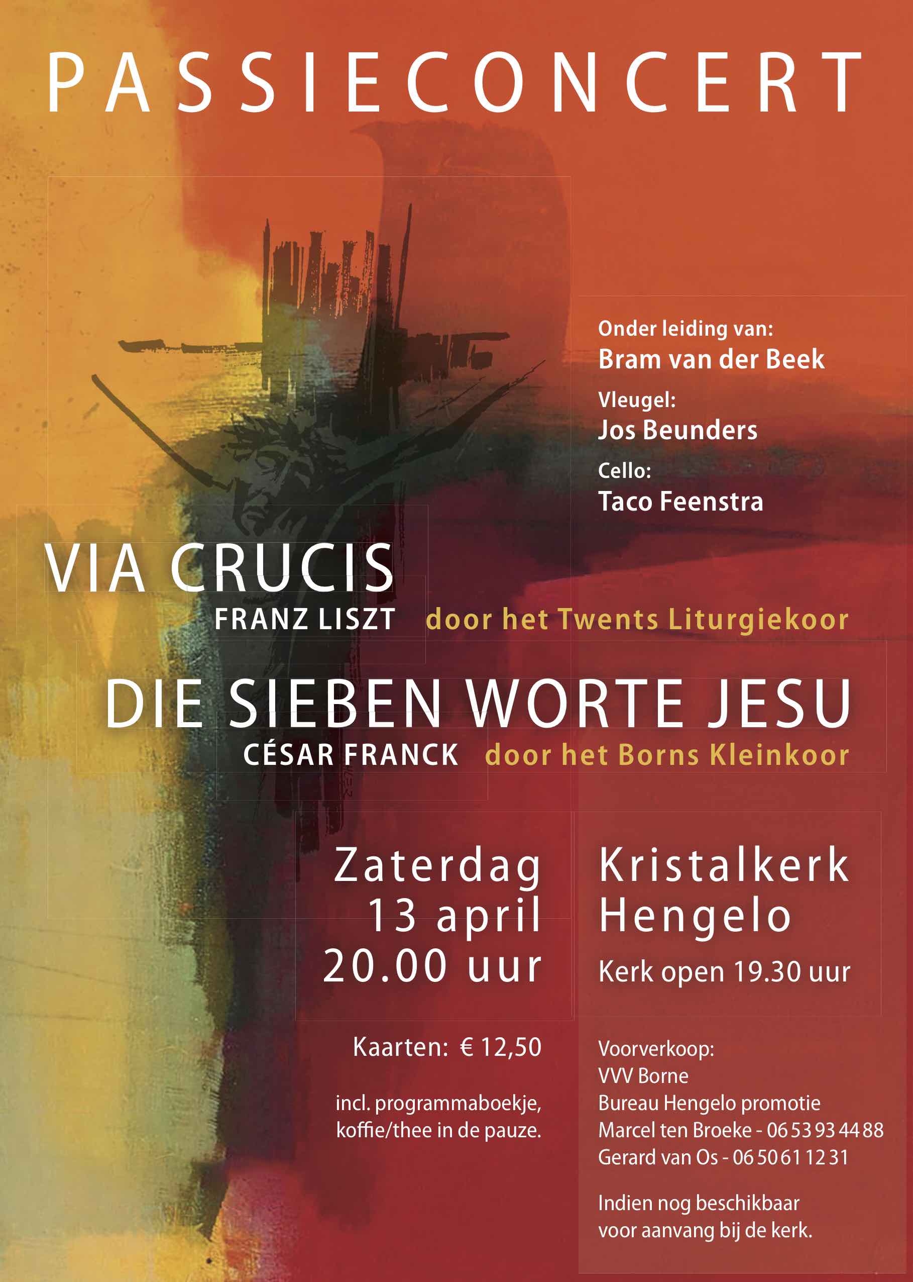 Passieconcert Borns KLeinkoor en TLK talmay_bkk passie flyer